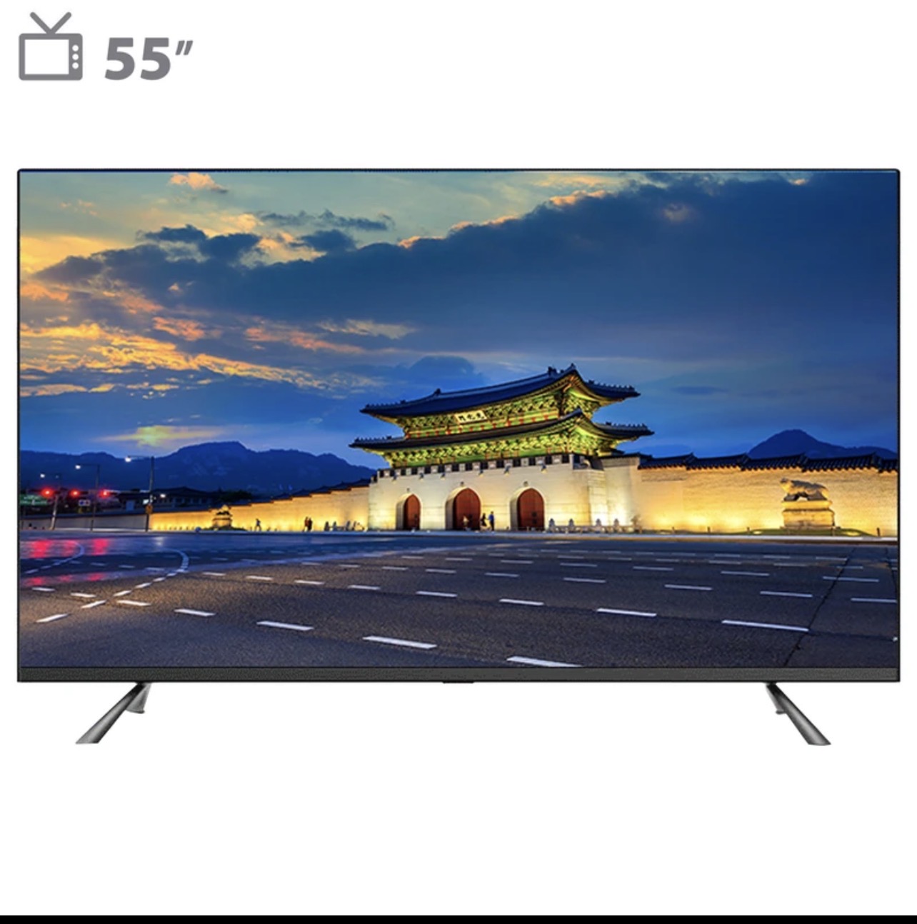 تلویزیون 55 اینچ LED هوشمند دوو مدل 55DM4000 با کیفیت تصویر 4K، پنل VA با نور پس‌زمینه DLED، نرخ تازه‌سازی 60 هرتز، پشتیبانی از HDR10 و Dolby Vision، سیستم صوتی دو کاناله 24 وات با فناوری Dolby Atmos و سیستم‌عامل Google TV نسخه 3.0