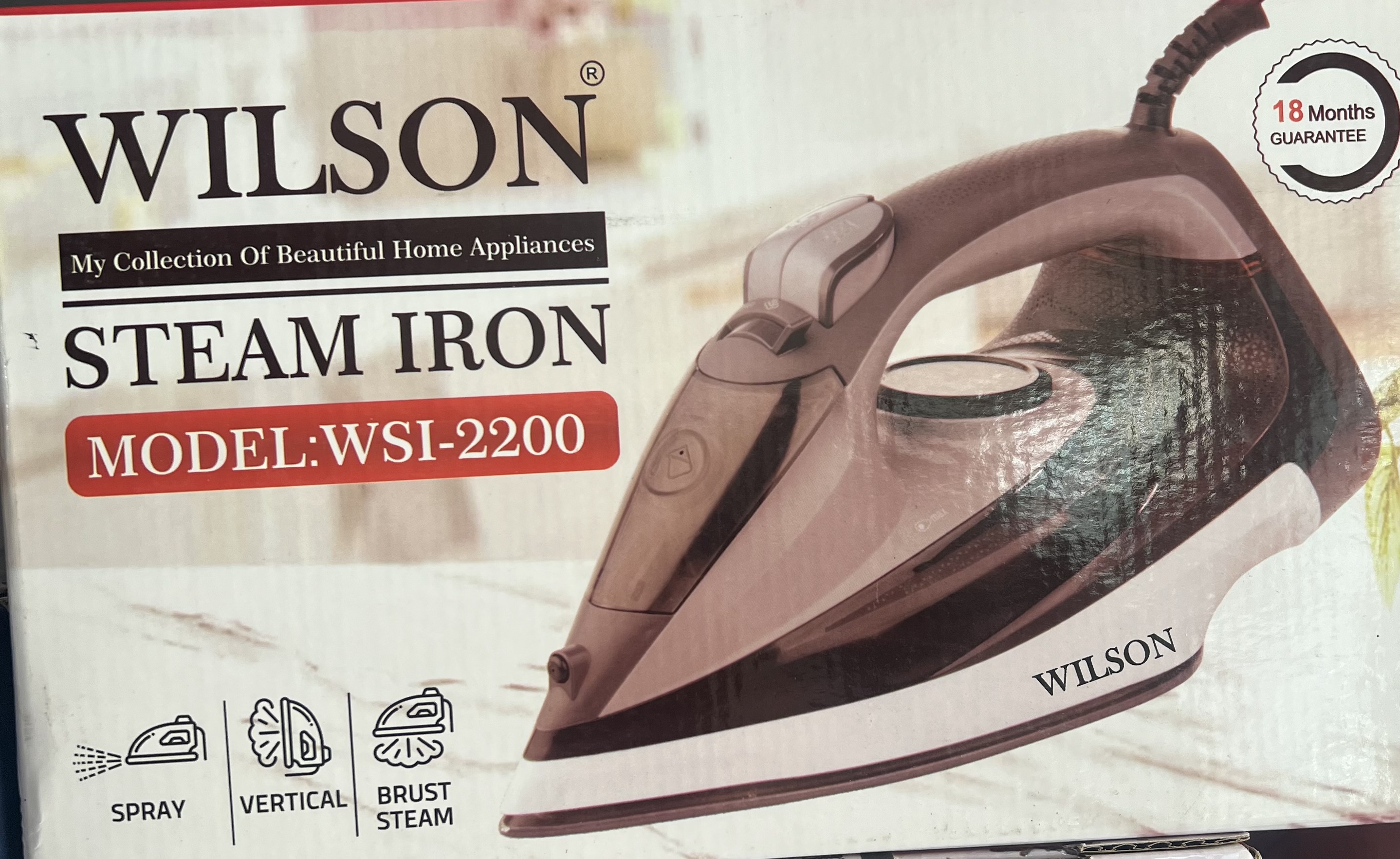 اتو بخار ویلسون مدل wsl-2200