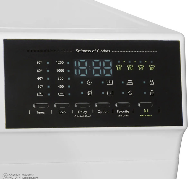 ماشین لباسشویی اتوماتیک دوو٧ کیلوگرم مدل DW-F0792