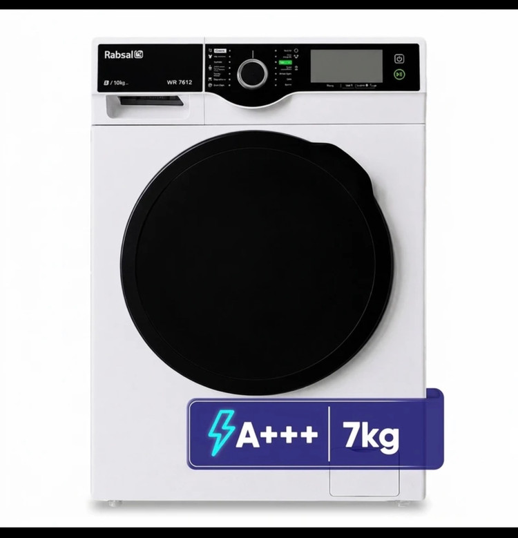 ماشین لباسشویی 7 کیلوگرم اتوماتیک آبسال مدل WBI7612-W